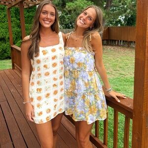 Floral and Fruit Print Sundresses